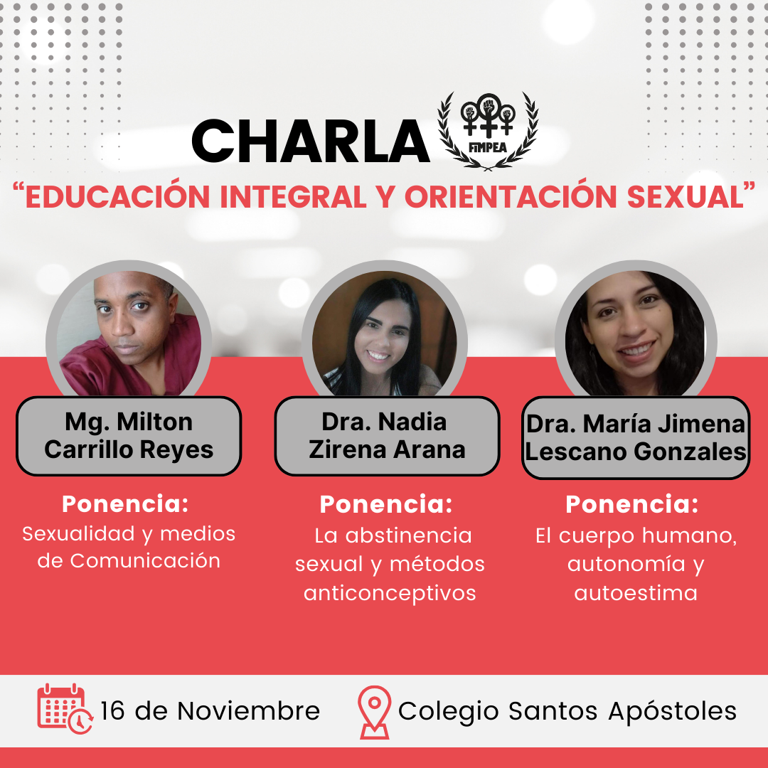 Charla “Educación integral y orientación sexual” - FIMPEA